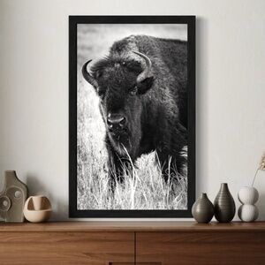 "Resilience" Bison Wall Art
